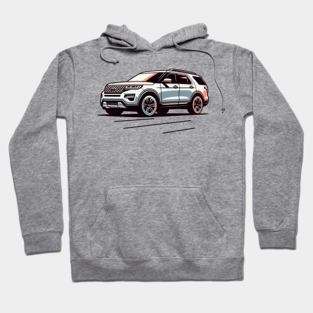 Ford Explorer Hoodie by Vehicles-Art